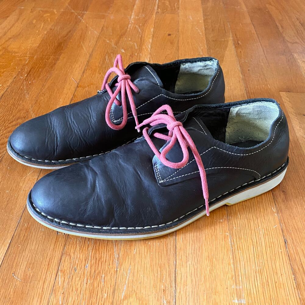 Cole Haan Men's Black Leather Oxford Shoes